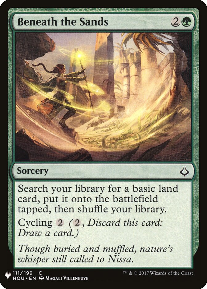 Beneath the Sands — The List HOU-111/5581