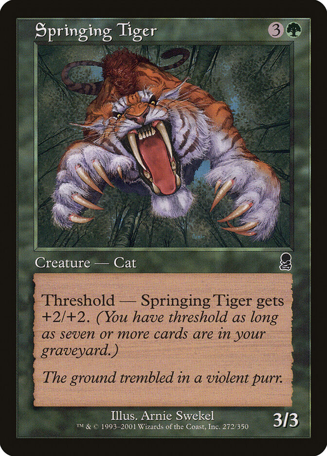 Springing Tiger — Odyssey 272/350