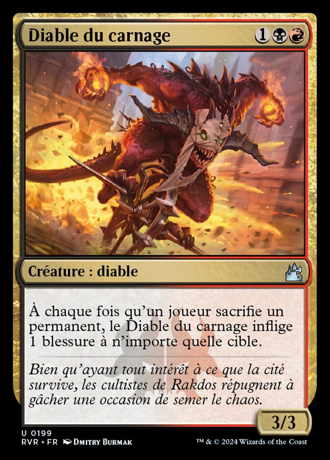 Diable du carnage — Ravnica Remastered 199/531