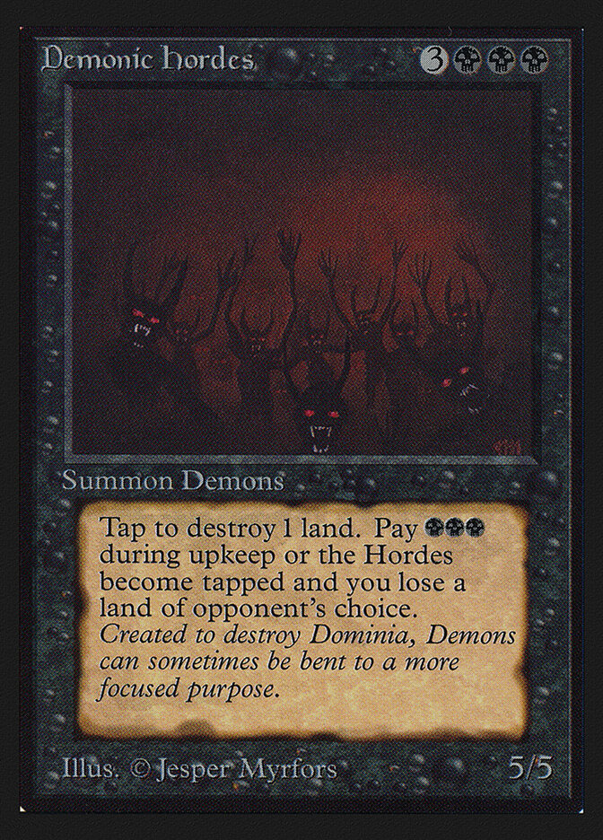 Demonic Hordes — Intl. Collectors' Edition 104/302