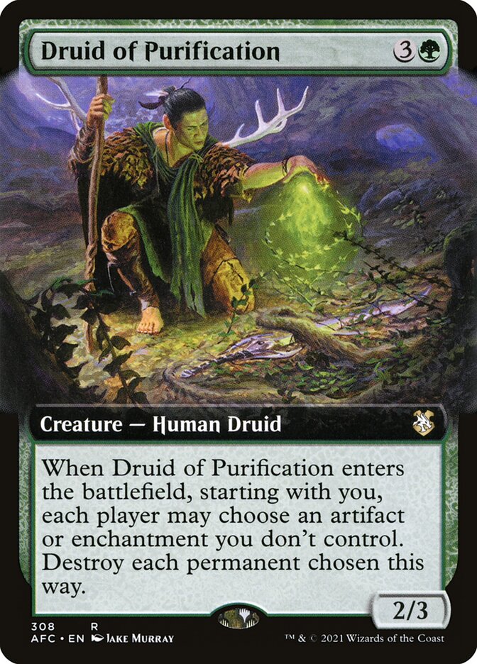 Druid of Purification — Forgotten Realms Commander 308/331