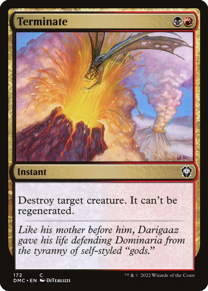 Terminate — Dominaria United Commander 172/240