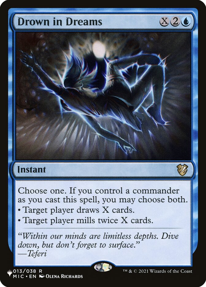 Drown in Dreams — The List MIC-13/5581