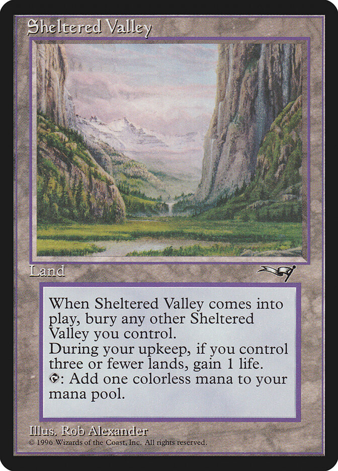 Sheltered Valley — Alliances 142/199