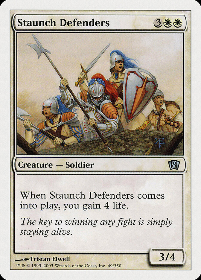 Défenseurs inébranlables — Eighth Edition 49/710