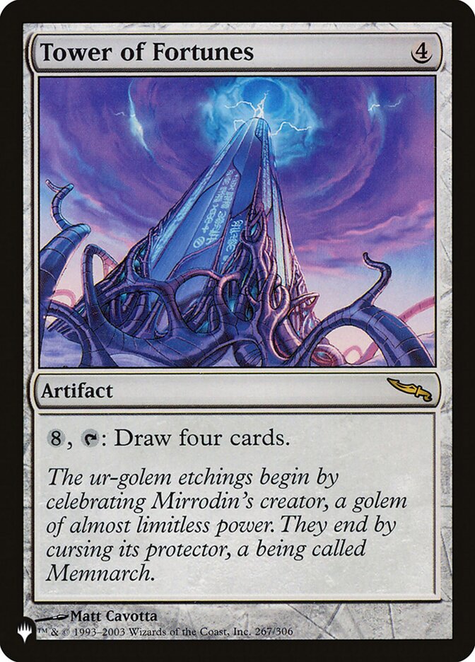 Tower of Fortunes — The List MRD-267/5581