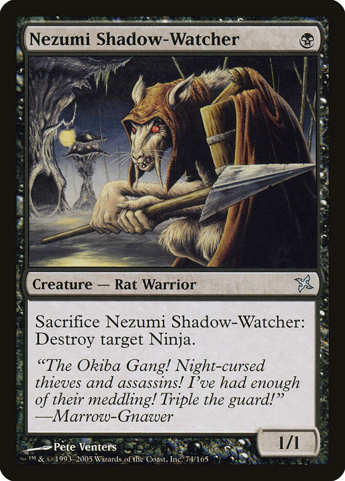 Nezumi Shadow-Watcher — Betrayers of Kamigawa 74/165