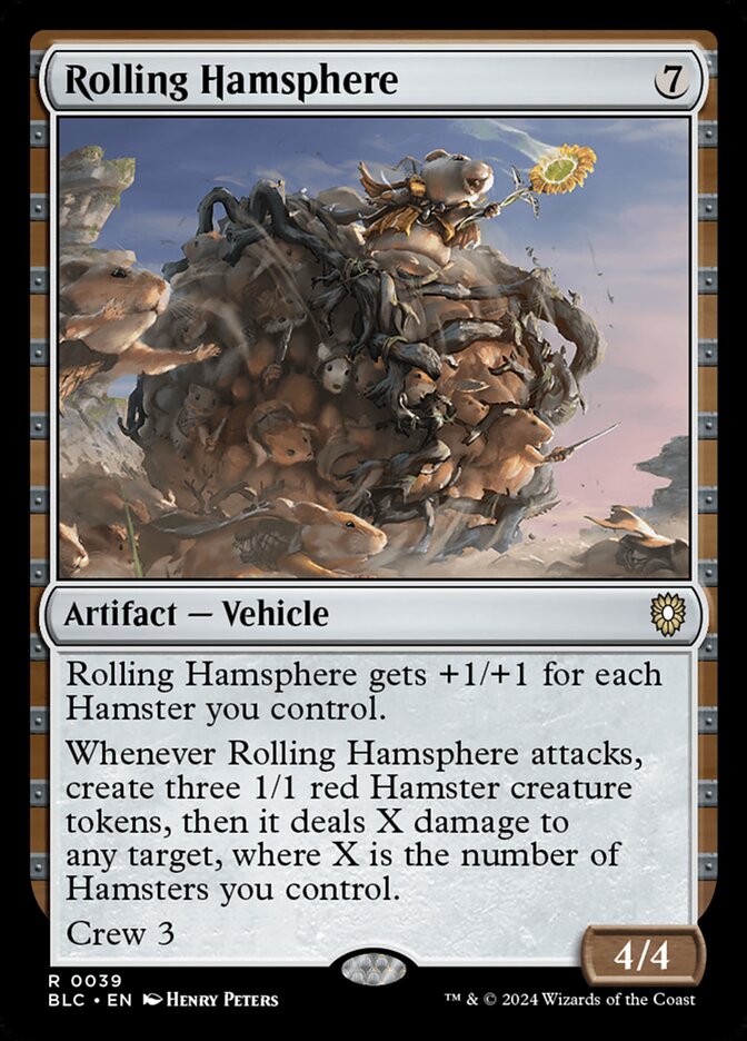 Rolling Hamsphere — Bloomburrow Commander 39/356