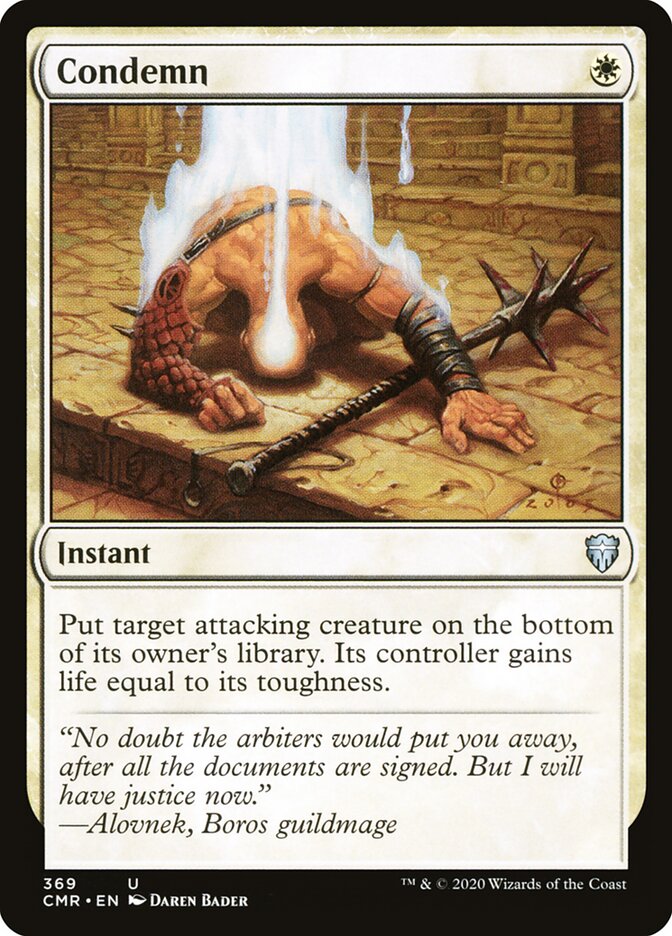 Condemn — Commander Legends 369/718