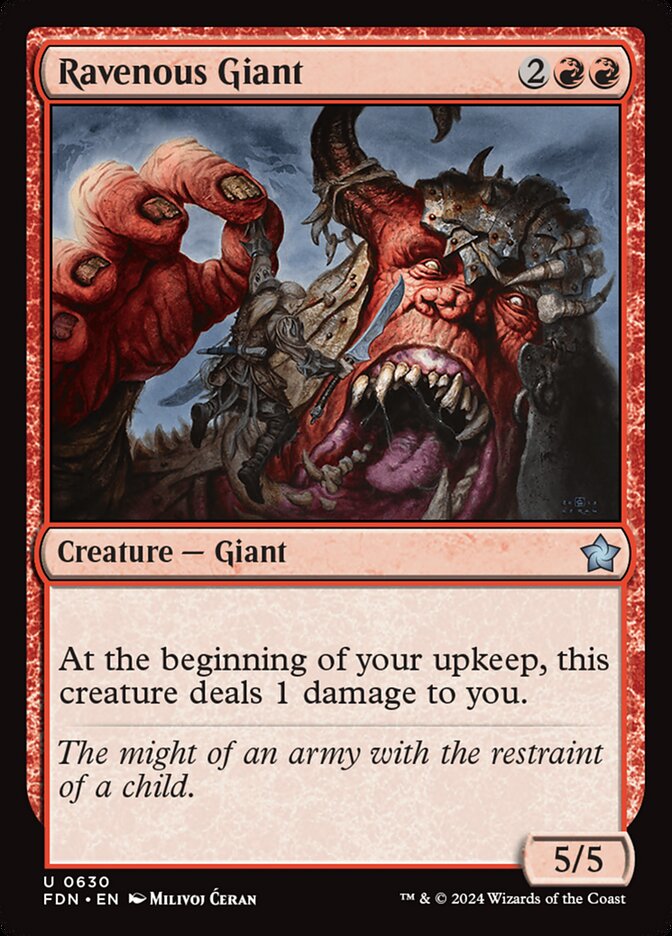 Ravenous Giant — Foundations 630/771