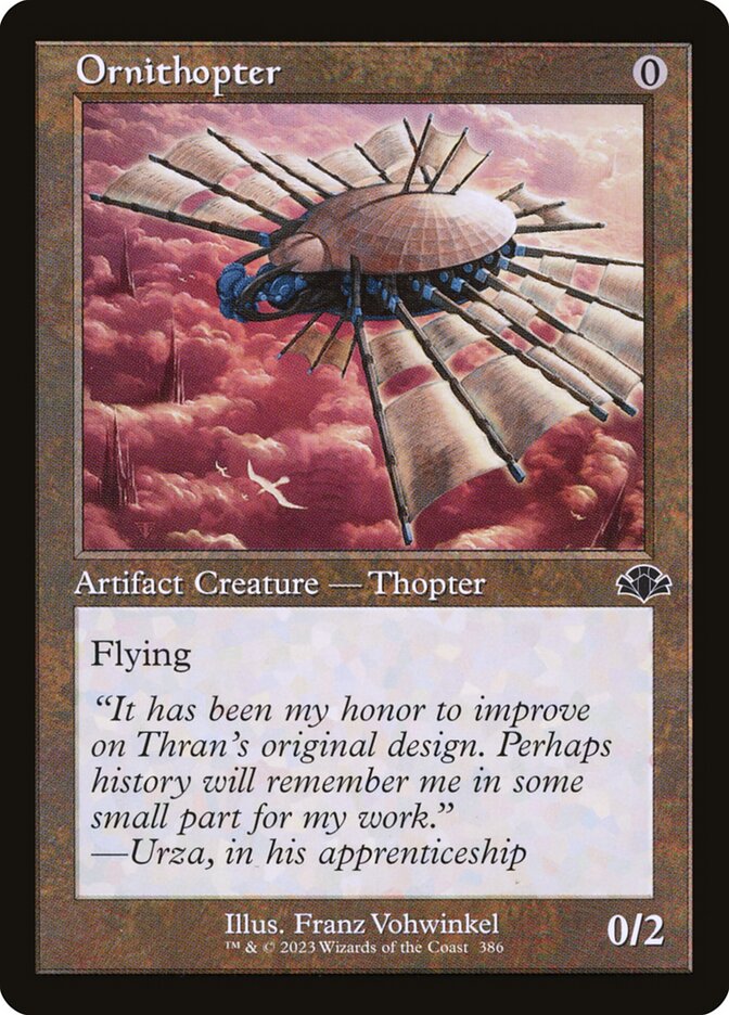 Ornithopter — Dominaria Remastered 386/457