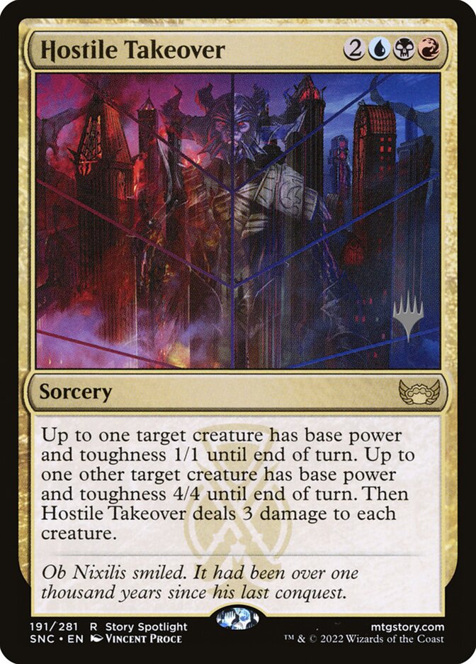 Hostile Takeover — Streets of New Capenna Promos 191p/161