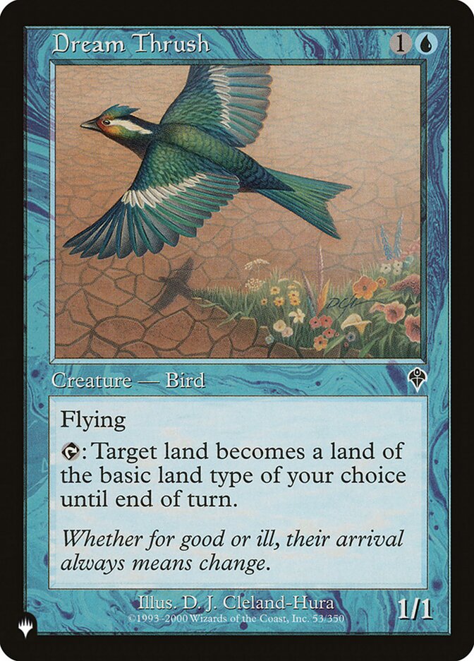 Dream Thrush — The List INV-53/5581