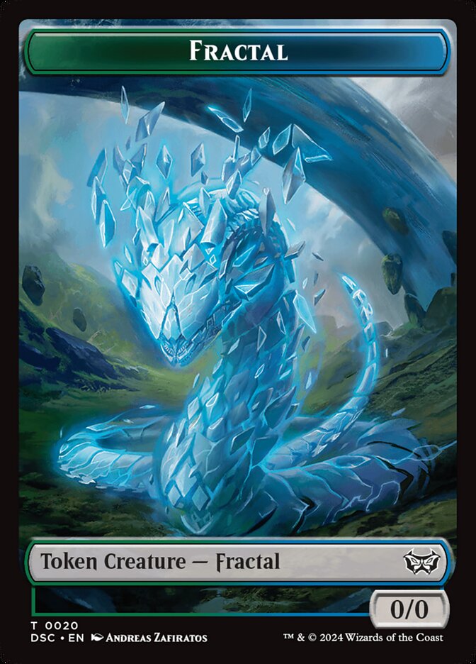 Fractal — Duskmourn Commander Tokens 20/23