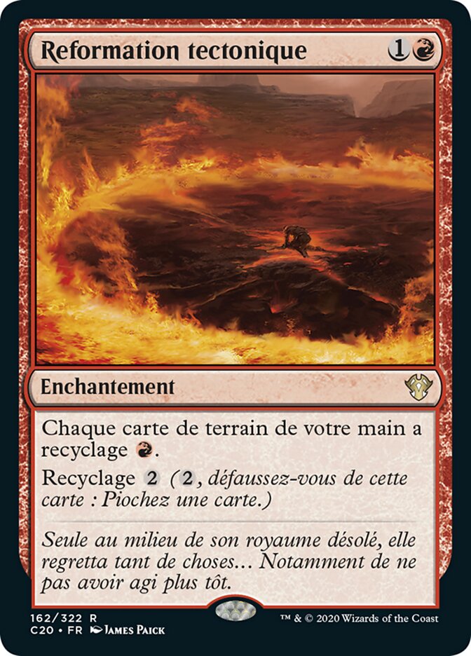 Reformation tectonique — Commander 2020 162/322