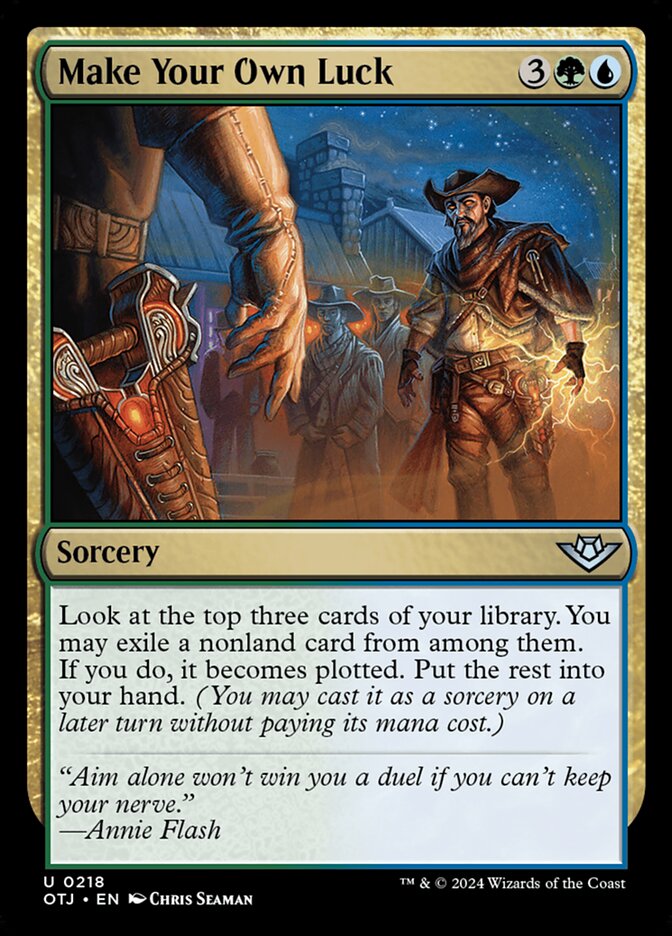 Provoquer la chance — Outlaws of Thunder Junction 218/374