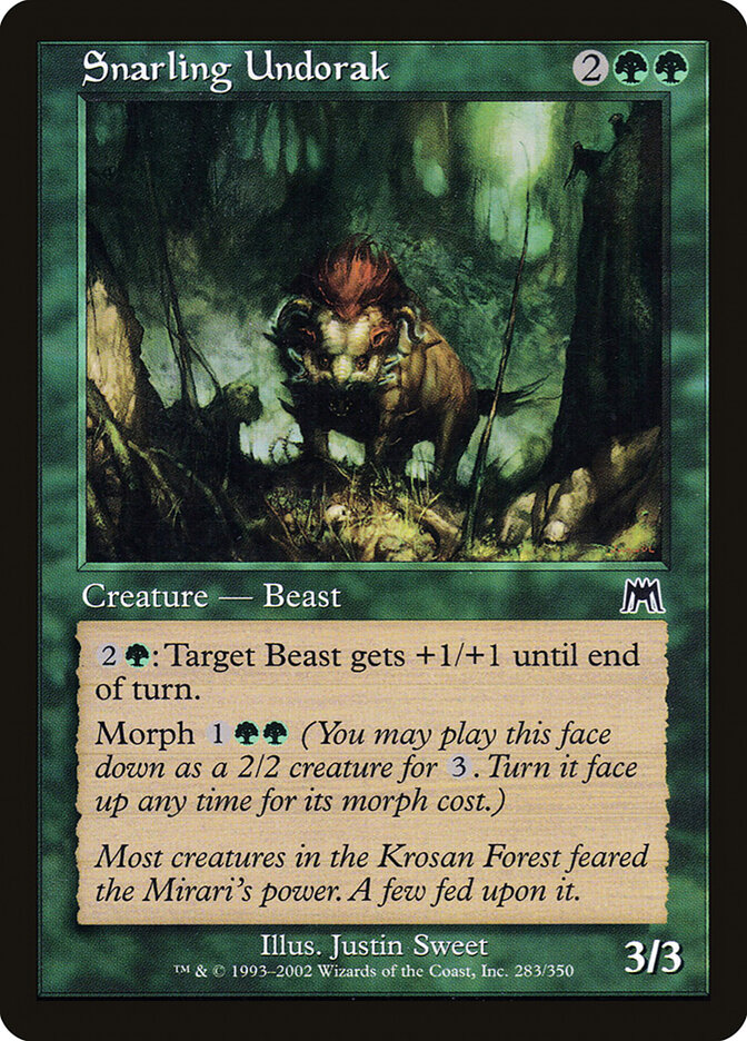 Snarling Undorak — Onslaught 283/350