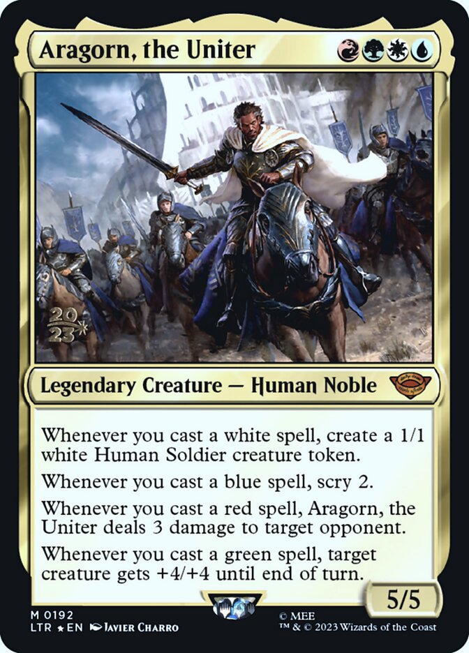 Aragorn, the Uniter — Tales of Middle-earth Promos 192s/86