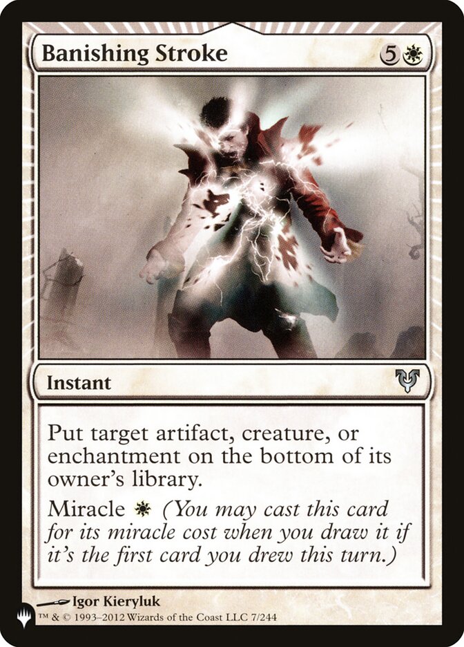 Banishing Stroke — The List AVR-7/5581