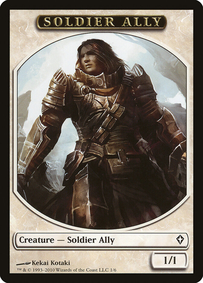 Soldier Ally — Worldwake Tokens 1/6
