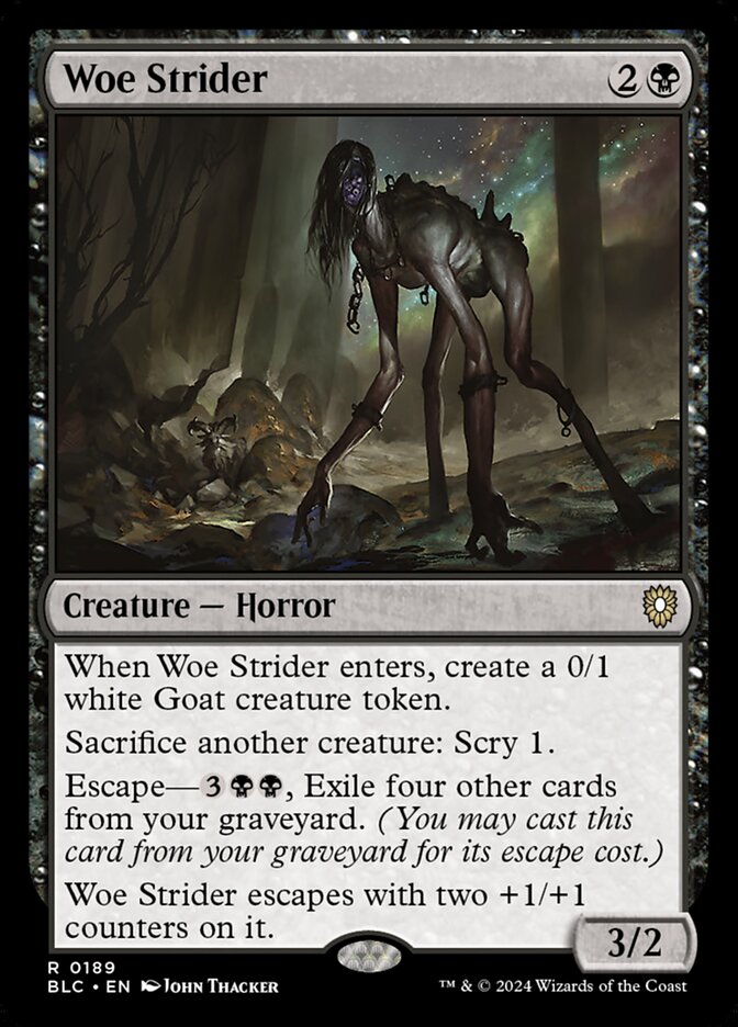 Woe Strider — Bloomburrow Commander 189/356