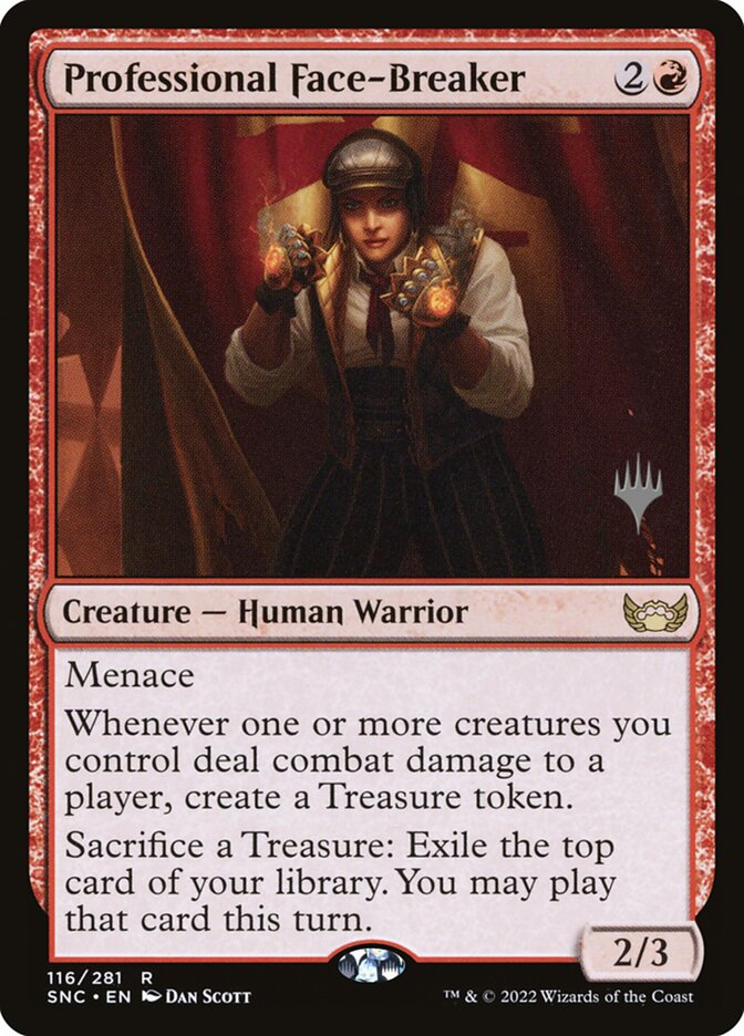 Professional Face-Breaker — Streets of New Capenna Promos 116p/161