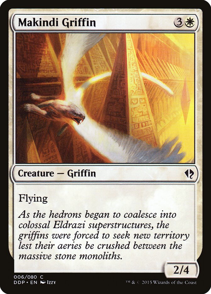 Makindi Griffin — Duel Decks: Zendikar vs. Eldrazi 6/80