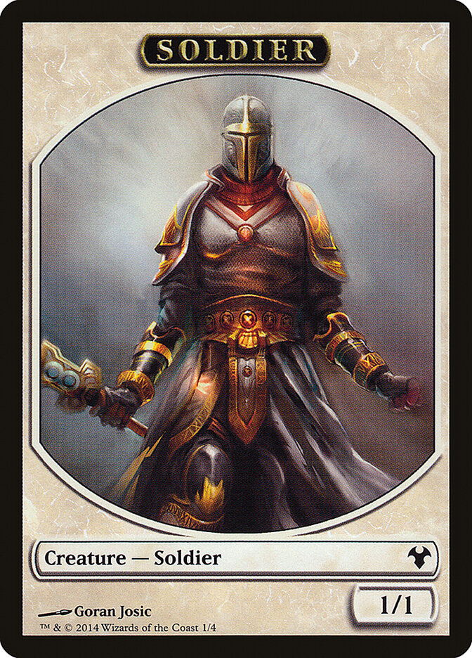 Soldier — Modern Event Deck 2014 Tokens 1/4