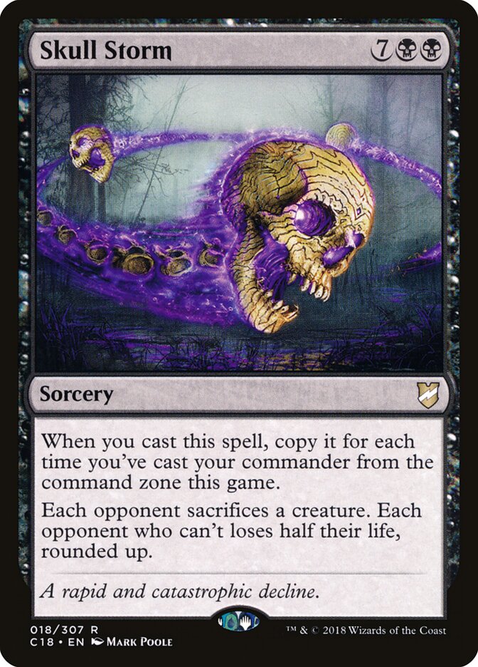 Skull Storm — Commander 2018 18/307