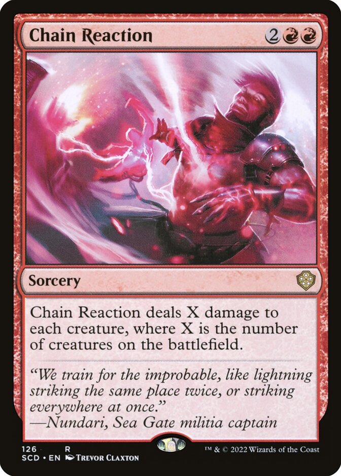 Chain Reaction — Starter Commander Decks 126/352