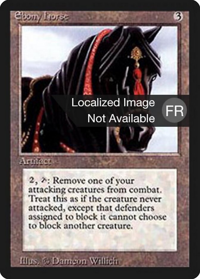 Ebony Horse — Foreign Black Border 247/307