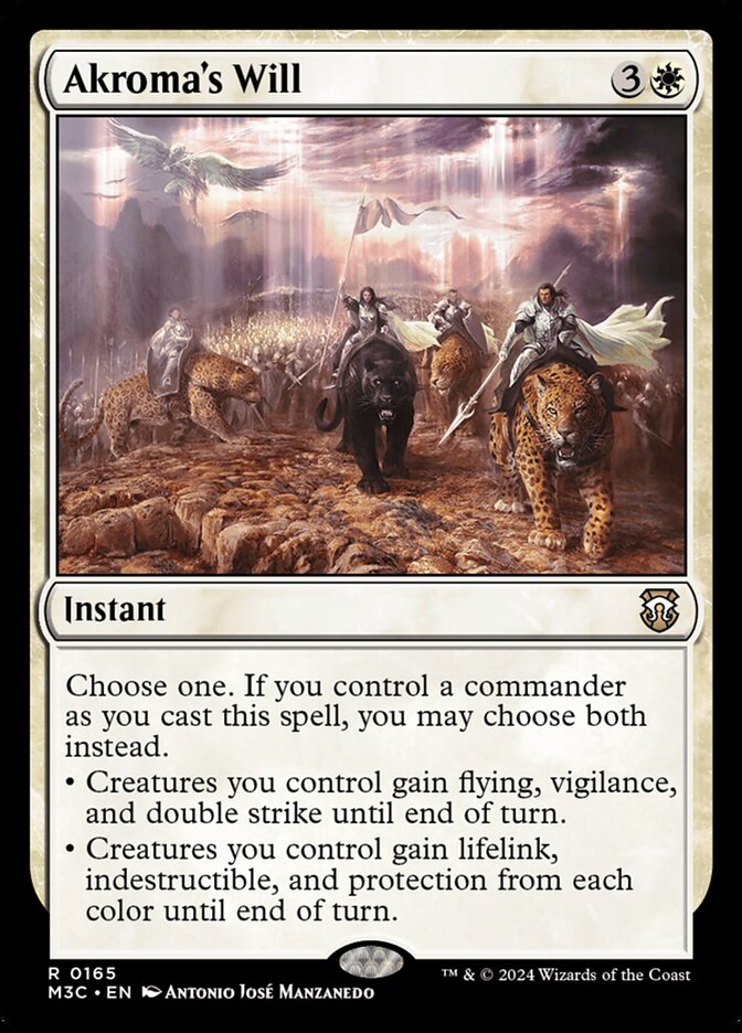 Akroma's Will — Modern Horizons 3 Commander 165/398