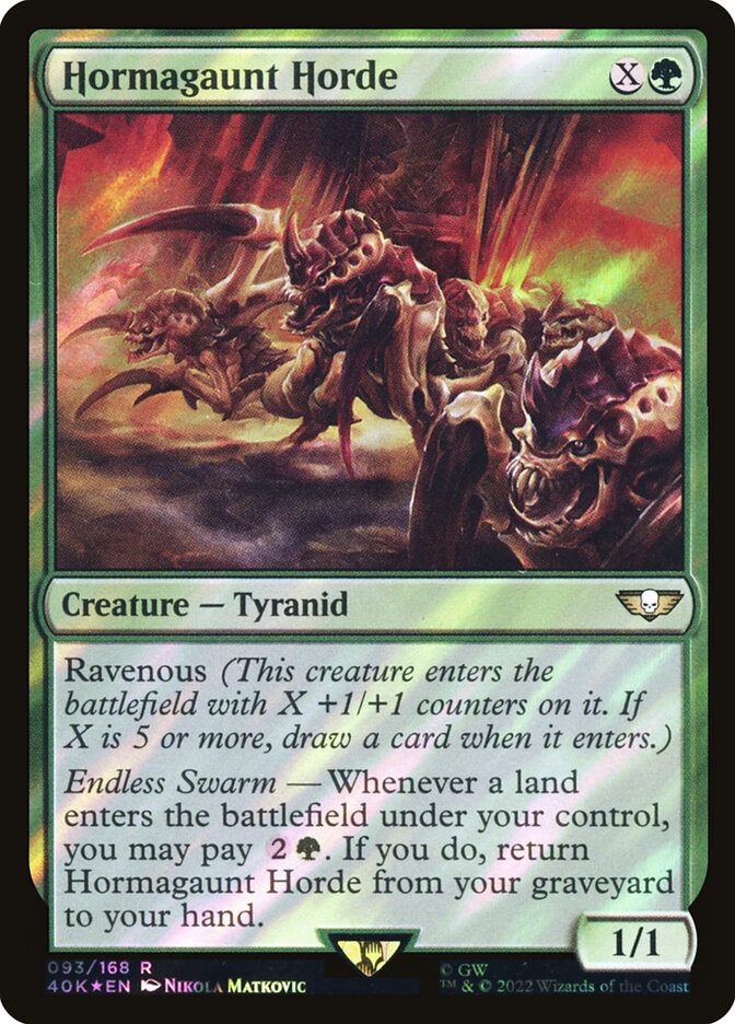 Hormagaunt Horde — Warhammer 40,000 Commander 93★/617