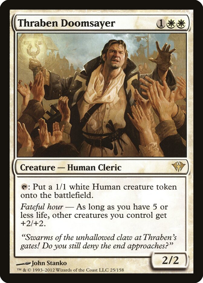 Thraben Doomsayer — Dark Ascension 25/158