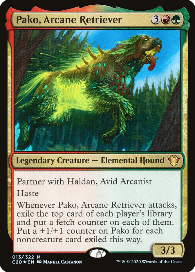 Pako, Arcane Retriever — Commander 2020 13/322