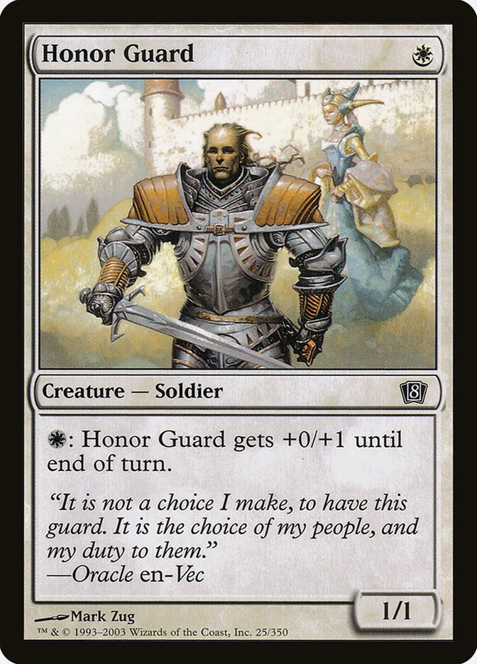 Honor Guard — Eighth Edition 25★/710
