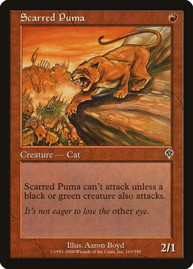 Puma couturé — Invasion 163/354