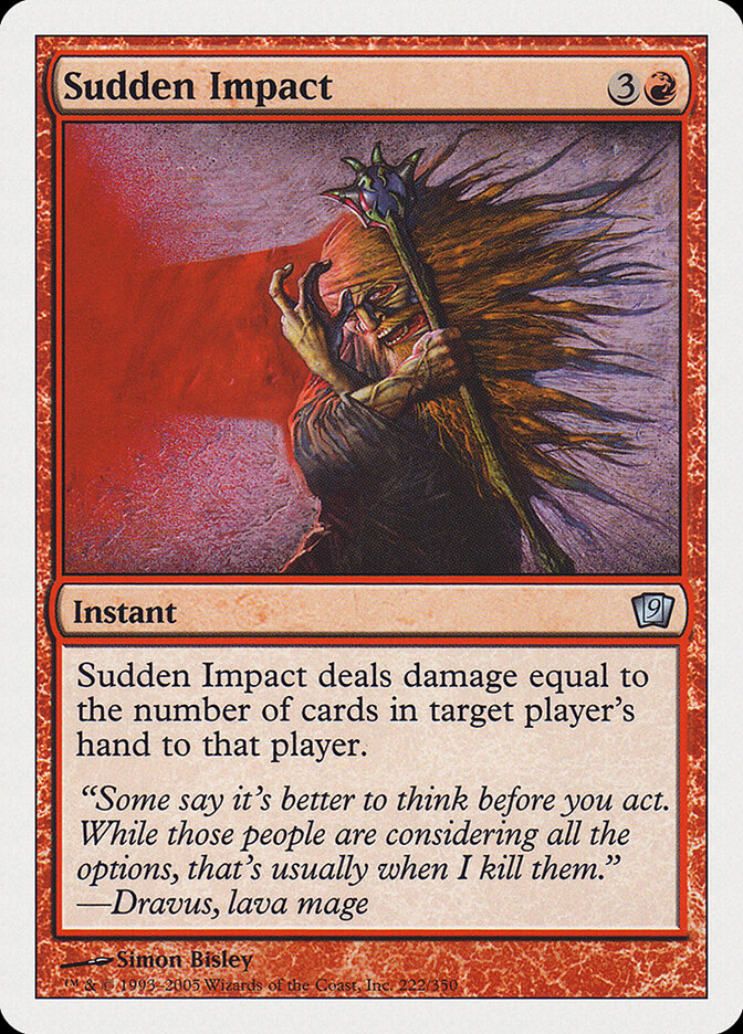 Sudden Impact — Ninth Edition 222/709