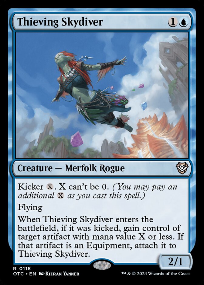 Thieving Skydiver — Outlaws of Thunder Junction Commander 118/342
