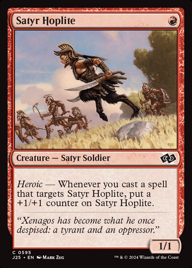 Satyr Hoplite — Foundations Jumpstart 595/779