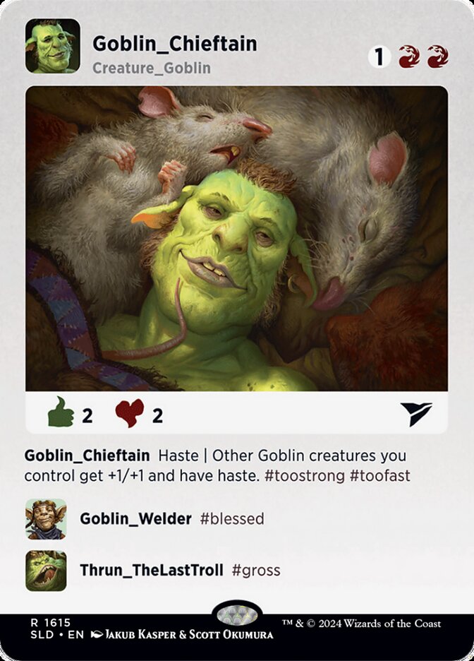 Goblin Chieftain — Secret Lair Drop 1615/2754
