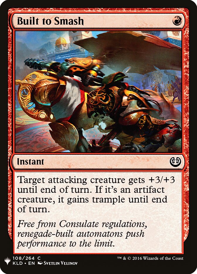 Built to Smash — The List KLD-108/5581