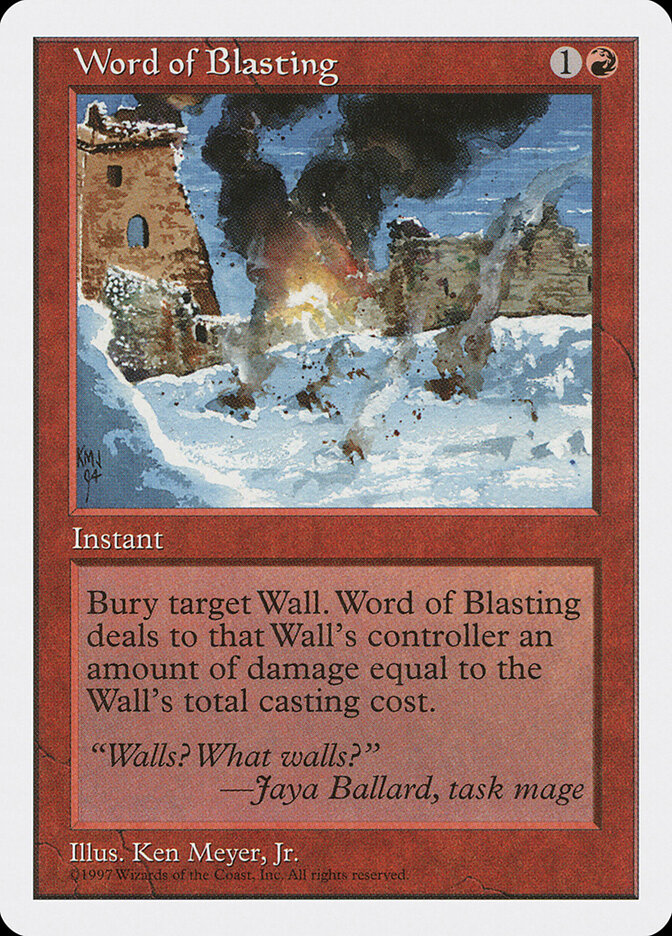 Word of Blasting — Fifth Edition 276/455