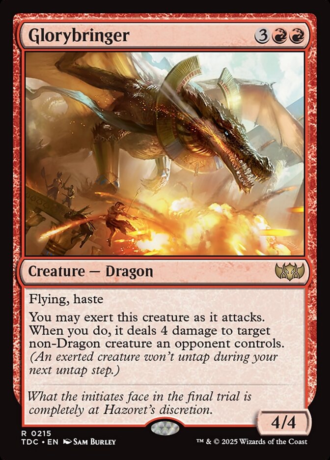 Glorybringer — Tarkir: Dragonstorm Commander 215/413