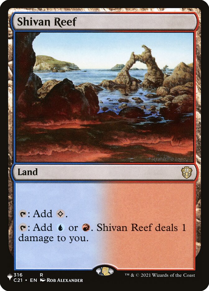 Shivan Reef — The List C21-316/5581