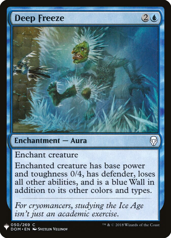 Deep Freeze — The List DOM-50/5581
