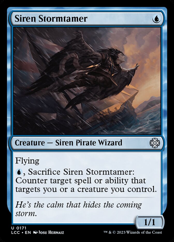 Siren Stormtamer — The Lost Caverns of Ixalan Commander 171/370