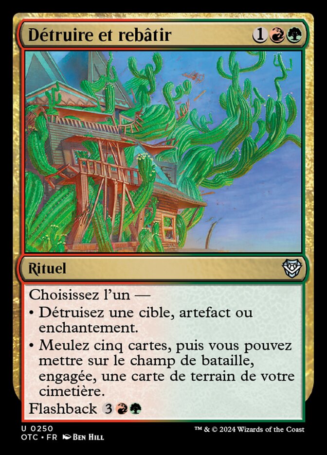 Détruire et rebâtir — Outlaws of Thunder Junction Commander 250/342