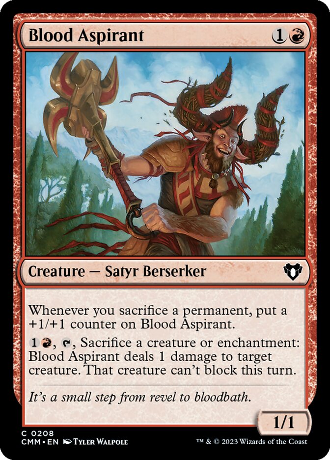 Blood Aspirant — Commander Masters 208/1067