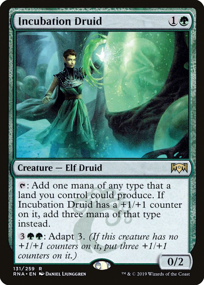 Incubation Druid — Ravnica Allegiance 131/273